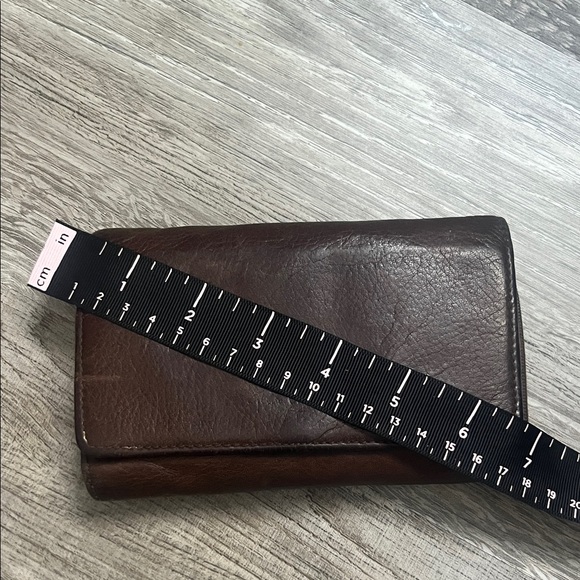 Vintage Brown Genuine Leather Wallet - Picture 13 of 14